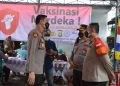 Polrestro Bekasi Kota Gelar Vaksinasi Merdeka