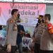 Polrestro Bekasi Kota Gelar Vaksinasi Merdeka