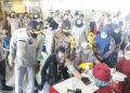 Jasa Raharja-Polri vaksinasi massal sopir angkot dan ojek daring di Kaltim