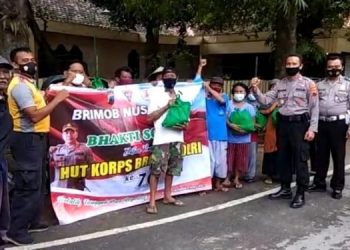 Eks Brimob Polres Blora Gelar Bakti Sosial Jelang HUT Brimob Ke 76