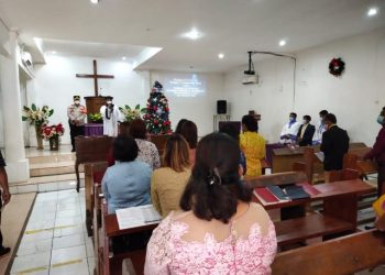 Polsek Benda cek kesiapan prokes dan keamanan gereja jelang Natal