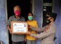 Jelang Peringatan Hari Bhayangkara Ke 75, Polres Majalengka Polda Jabar Bagikan Paket Sembako Kepada Purnawirawan Polri