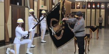 Jelang HUT Bhayangkara 1 Juli, Polri Gelar Upacara Pencucian Pataka