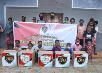 30 Tahun Pengabdian Untuk Negeri, Akpol Angkatan 1991 Adakan Bakti Sosial Di Papua