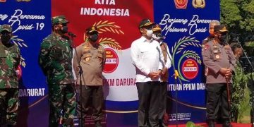 Panglima TNI dan Kapolri Kembali Tinjau Pelaksanaan Vaksinasi di Solo