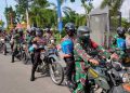 Kapolda Kepri Lepas Rombongan Kendaraan TNI-Polri Salurkan Beras PPKM ke Warga Membutuhkan