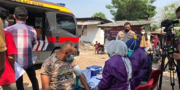 Polri Peduli, Polres Tangsel Gelar Vaksinasi Mobile Covid19 dan Bhakti Sosial di Serpong