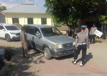 Putus Mata Rantai Penyebaran Virus Covid-19, Polsek Malua Gelar Operasi Yustisi