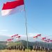 HUT RI ke-76, TNI-Polri Kibarkan Bendera Merah Putih di Bukit Teletabis Parepare