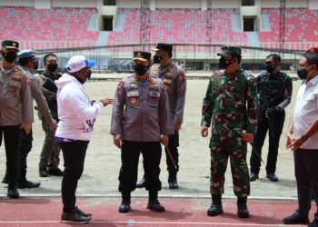 Kunjungi Papua Bersama Panglima TNI, Kapolri: Kesiapan PON XX Sudah Maksimal