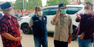 Plt Bupati Merangin Pantau Gerai Vaksin TNI-POLRI, Targetkan Sehari 500 orang di Tiga Tempat