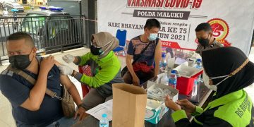 Polda Maluku Gelar Vaksin Presisi 519 Orang di Tantui