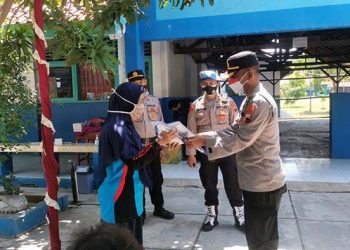 Polres Pemalang Kejar Target Vaksinasi, Bagikan Doorprize pada Pelajar dan Warga