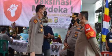 Polrestro Bekasi Kota Gelar Vaksinasi Merdeka