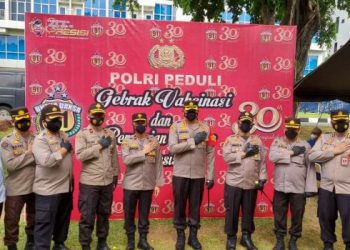 Serbuan vaksin dan baksos  Gerakan Alumni Akpol 91 Bhara Daksa