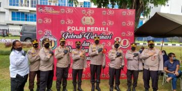 Serbuan vaksin dan baksos  Gerakan Alumni Akpol 91 Bhara Daksa