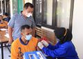 Tahanan di Rutan Mapolres Madiun Jalani Vaksinasi Covid-19