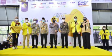 Tinjau SVMI di UI, Kapolri: Hilangkan Perbedaan Bersatu Lawan Covid-19