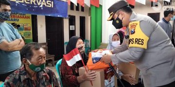 Vaksin Merdeka Polres Mojokerto Sasar Pemukiman Padat Penduduk