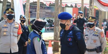 Sat Brimob Polda Jabar Gelar Gebyar Vaksin 3000 Dosis Se Jawa Barat Dimasa PPKM