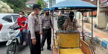 Polsek dan Koramil Ganding Lakukan Operasi Yustisi