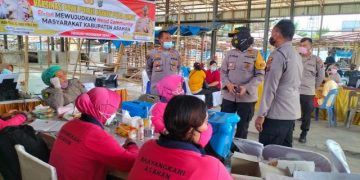 Akselarasi Vaksinasi COVID-19, Polres Asahan Suntikkan 1200 Vial dosis di 2 Lokasi
