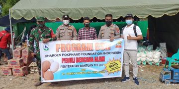 Penyaluran Bansos Bencana Banjir Di Kecamatan Kota Besi