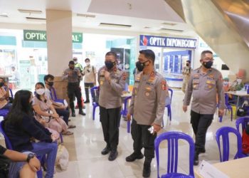 Sukseskan PON XX Papua Kakorbinmas Baharkam Polri Tinjau Vaksinasi di Jayapura