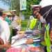 Unik, Polisi Blora Buka Stand Masker Dan Bansos Gratis