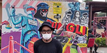 Gambar Polisi Pungli Juara Bhayangkara Mural Fest