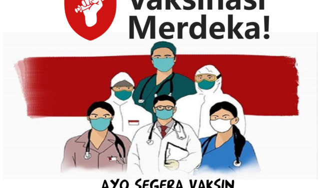 Gerai Vaksin Merdeka Aglomerasi Tahap II Polres Metro Bekasi Kota