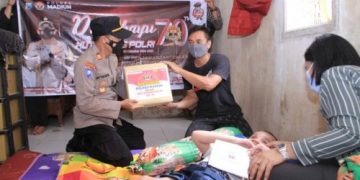 Hari Ulang Tahun Humas Polri Ke-70, Polres Madiun Gelar Bakti Sosial
