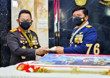 HUT Ke-76 TNI, Kapolri: Sinergi TNI-Polri Mutlak