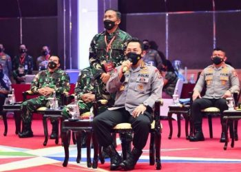 Kapolri Tekankan TNI-Polri Terus Bersinergi Wujudkan Target Vaksinasi Presiden Jokowi