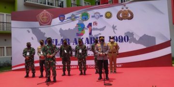 Panglima TNI dan Kapolri menghadiri kegiatan vaksinasi massal dan bakti sosial di Tangerang