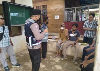 Polisi Ajak Warga Magalau hulu Patuhi Prokes