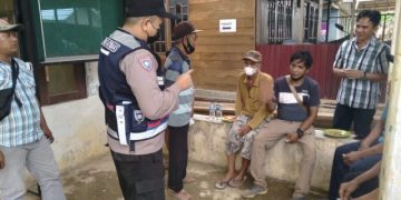 Polisi Ajak Warga Magalau hulu Patuhi Prokes