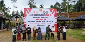Simak Pesan Kabareskrim Polri Di Giat Alumni Akabri 1989 Gelar Vaksinasi Dan Baksos Di  Ponpes Tahfidz Irhamna Bil Qur’an Pandeglang