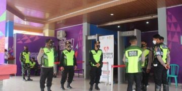 TNI-Polri Perketat Pengamanan Cabor Sepak Takrauw di GOR Trikora Uncen Abepura