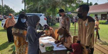 Wujudkan Herd Immunity, Polres Muarojambi Gencarkan Vaksinasi Massal