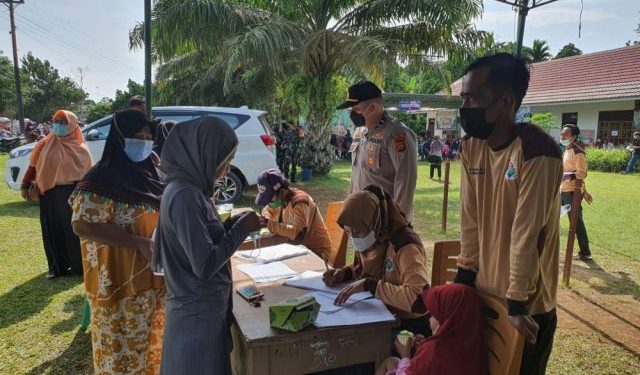 Wujudkan Herd Immunity, Polres Muarojambi Gencarkan Vaksinasi Massal