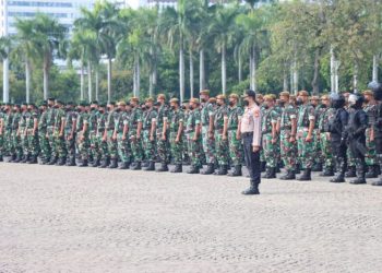 2.645 Personel Gabungan Dikerahkan Amankan Demo Buruh