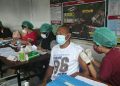 Gelar Vaksinasi On The Spot, Polres Minut Dukung Percepatan Vaksinasi Covid-19