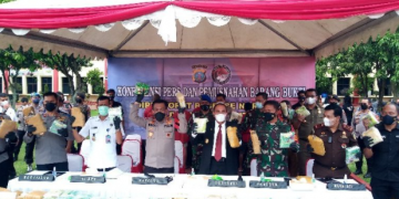Kapolda Sumut Pimpin Pemusnahan Barang Bukti Narkotika Senilai Rp 203 Miliar