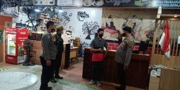 Meski Kendal Sudah PPKM Level 2 Polsek Pegandon Tetap Giatkan Pemantauan