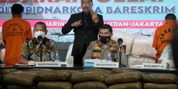 Polri Ungkap Peredaran Ganja 224 kg Jaringan Aceh-Medan-Jakarta, 4 Orang Dibekuk