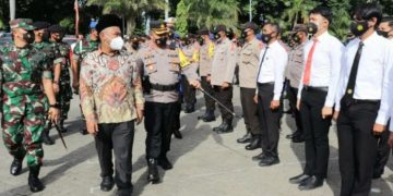 Amankan Nataru, Cegah Persebaran Virus Omicron, Terjunkan Ratusan Personel Gabungan