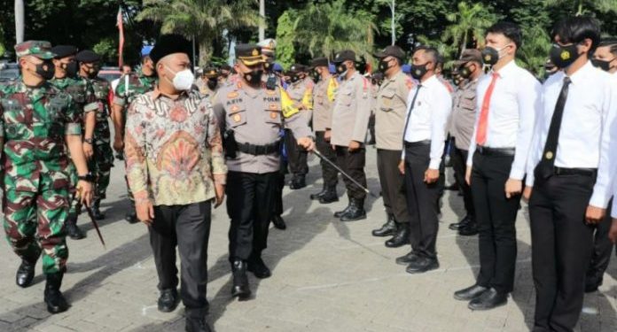 Amankan Nataru, Cegah Persebaran Virus Omicron, Terjunkan Ratusan Personel Gabungan