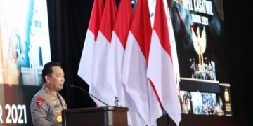 Apel Kasatwil, Kapolri Minta Capaian Positif Penanganan Covid Dipertahankan