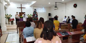 Polsek Benda cek kesiapan prokes dan keamanan gereja jelang Natal